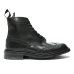 画像1: Tricker's（トリッカーズ）カントリーブローグブーツ（ダイナイトソール）/ Black Box Calf（ブラックボックスカーフ） (1)