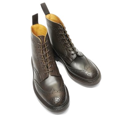 画像3: Tricker's（トリッカーズ）カントリーブローグブーツ（ダイナイトソール）/ Espresso Burnished（エスプレッソバーニッシュド）