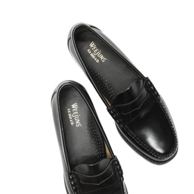 画像7: G.H.BASS（ジーエイチバス）LARSON Moc Penny Loafer（ラーソン：モックペニーローファー）"Leather Sole" / Black（ブラック）