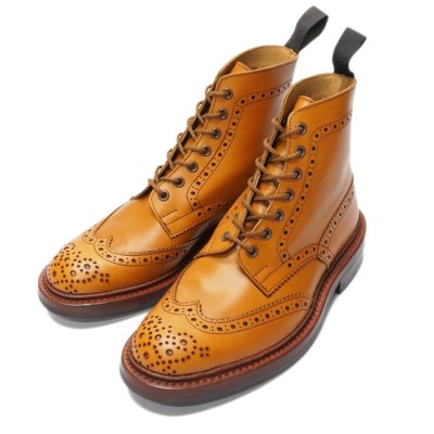 画像2: Tricker's（トリッカーズ）カントリーブローグブーツ（ダイナイトソール）/ Acorn Antique（エイコーンアンティーク）