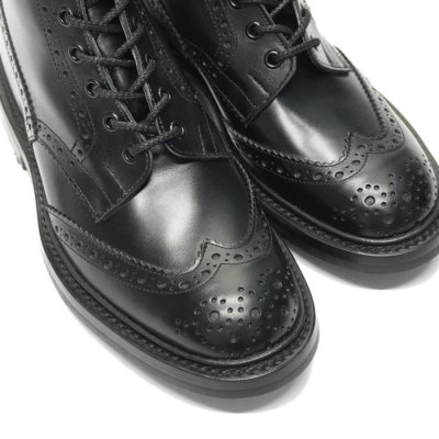 画像6: Tricker's(トリッカーズ)カントリーブローグブーツ(ダイナイトソール)/ Black Box Calf(ブラックボックスカーフ)