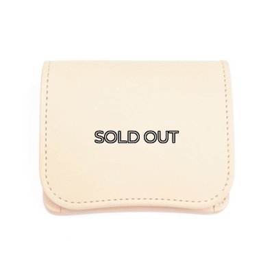 画像1: WILD SWANS（ワイルドスワンズ）PALM-V2（パームV2）コンパクトウォレット"サドルプルアップ"/Natural（ナチュラル）