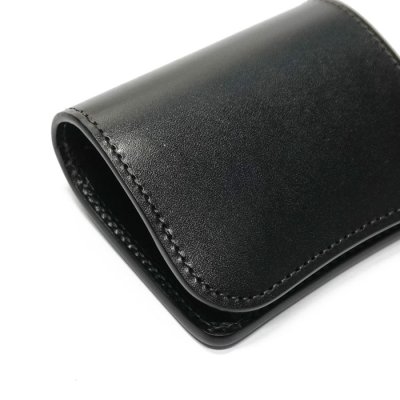 画像3: WILD SWANS(ワイルドスワンズ)PALM-V2(パームV2)コンパクトウォレット"サドルプルアップ"/Black(ブラック)