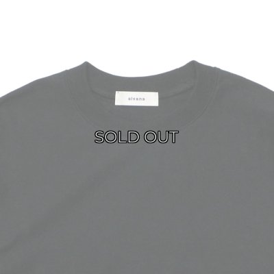 画像3: alvana（アルヴァナ）B.D SWEAT TEE SHIRT（スウェットTシャツ）”空紡”/Black（ブラック）