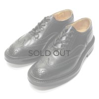 Tricker's（トリッカーズ）ギリーブローグシューズ（ダイナイトソール）/Black Box Calf（ブラックボックスカーフ）※サイズUK6.5（約25.0ｃｍ）のみ