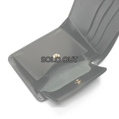 画像6: WILD SWANS（ワイルドスワンズ）GROUNDER（グラウンダー）2つ折りウォレット/ブラック"シェルコードバン"×ブラック"サドルプルアップ"