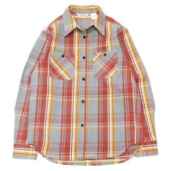 FIVE BROTHER（ファイブブラザー）HEAVY FLANNEL WORK SHIRTS（ヘビーフランネルワークシャツ）/Red（レッド）※Sサイズのみ