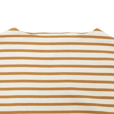 画像3: SAINT JAMES（セントジェームス）OUESSANT LOOSE（ウエッソン・ルーズ）"BORDER" / ECRU×SIENNE（エクリュ×オーク）