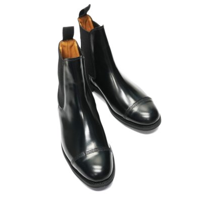 画像3: SANDERS(サンダース)Military Cap Toe Chelsea Boot(ミリタリーキャップトゥチェルシーブーツ)”Polished Leather” / Black(ブラック)