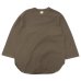 画像1: blurhms ROOTSTOCK（ブラームスルーツストック）Rough&Smooth Thermal Baseball Tee（ラフ&スムースサーマルベースボールTシャツ）/ Khaki Brown（カーキブラウン） (1)