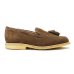 画像1: SANDERS（サンダース）Tassel Loafer（タッセルローファー）/Snuff Suede（ブラウンスエード） (1)