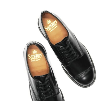 画像7: SANDERS（サンダース）Female Military Derby Shoe（レディース ミリタリーダービーシューズ）Rubber Sole/Black（ブラック）