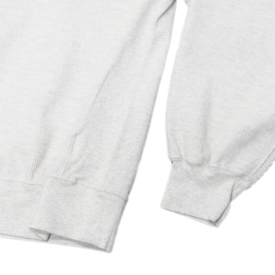 画像5: blurhms ROOTSTOCK（ブラームスルーツストック）Rough&Smooth Thermal Pullover（ラフ&スムースサーマルプルオーバー）/ Heather Oatmeal（ヘザーオートミール）