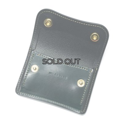 画像6: WILD SWANS(ワイルドスワンズ)Tongue(タング)マルチコインケース/グリーン"シェルコードバン"×ブラック"サドルプルアップ"