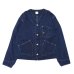 画像1: Post O'Alls（ポストオーバーオールズ）Stoker's Jacket（ストーカージャケット）"Herringbone Denim" / Double Indigo（インディゴ） (1)