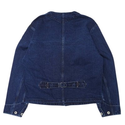 画像2: Post O'Alls（ポストオーバーオールズ）Stoker's Jacket（ストーカージャケット）"Herringbone Denim" / Double Indigo（インディゴ）