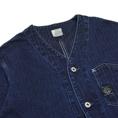 画像4: Post O'Alls（ポストオーバーオールズ）Stoker's Jacket（ストーカージャケット）"Herringbone Denim" / Double Indigo（インディゴ）