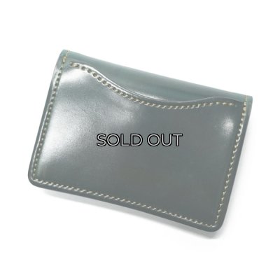 画像8: WILD SWANS(ワイルドスワンズ)Tongue(タング)マルチコインケース/グリーン"シェルコードバン"×ブラック"サドルプルアップ"