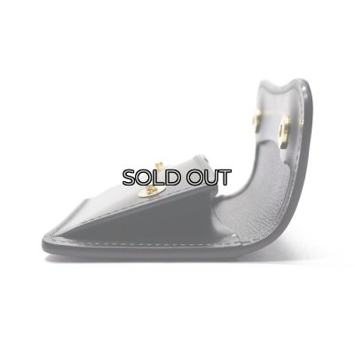 画像5: WILD SWANS（ワイルドスワンズ）TONGUE（タング）マルチコインケース/ブラック"シェルコードバン"×ブラック"サドルプルアップ"