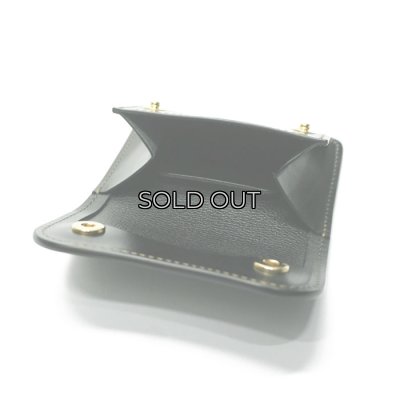 画像7: WILD SWANS(ワイルドスワンズ)Tongue(タング)マルチコインケース/グリーン"シェルコードバン"×ブラック"サドルプルアップ"