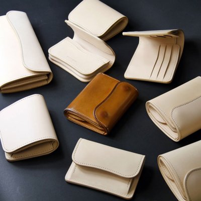 画像10: WILD SWANS(ワイルドスワンズ)PALM-V2(パームV2)コンパクトウォレット"サドルプルアップ"/Natural(ナチュラル)