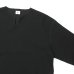画像4: blurhms ROOTSTOCK（ブラームスルーツストック）Rough&Smooth Thermal Over-Neck L/S（ラフ&スムースサーマルオーバーネックシャツ ロングスリーブ）/ Black（ブラック）
