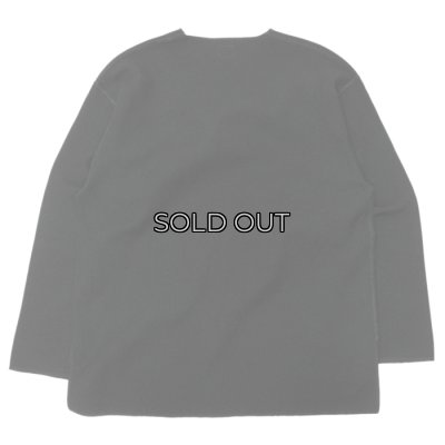 画像2: blurhms ROOTSTOCK（ブラームスルーツストック）Rough&Smooth Thermal Over-Neck L/S（ラフ&スムースサーマルオーバーネックシャツ ロングスリーブ）/ Black（ブラック）