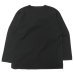 画像2: blurhms ROOTSTOCK（ブラームスルーツストック）Rough&Smooth Thermal Over-Neck L/S（ラフ&スムースサーマルオーバーネックシャツ ロングスリーブ）/ Black（ブラック） (2)