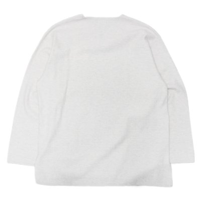 画像2: blurhms ROOTSTOCK（ブラームスルーツストック）Rough&Smooth Thermal Over-Neck L/S（ラフ&スムースサーマルオーバーネックシャツ ロングスリーブ）/ Heather Oatmeal（ヘザーオートミール）