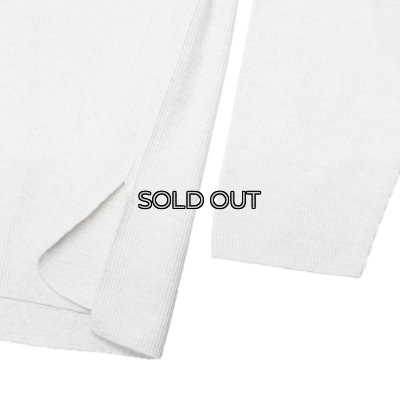 画像5: blurhms ROOTSTOCK（ブラームスルーツストック）Rough&Smooth Thermal Over-Neck L/S（ラフ&スムースサーマルオーバーネックシャツ ロングスリーブ）/ Heather Oatmeal（ヘザーオートミール）