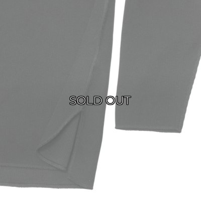 画像5: blurhms ROOTSTOCK（ブラームスルーツストック）Rough&Smooth Thermal Over-Neck L/S（ラフ&スムースサーマルオーバーネックシャツ ロングスリーブ）/ Black（ブラック）