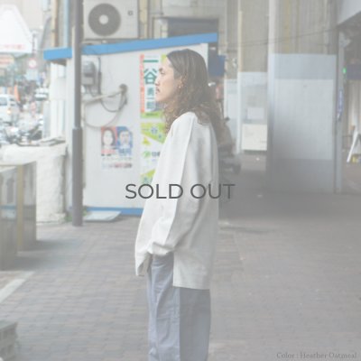 画像8: blurhms ROOTSTOCK（ブラームスルーツストック）Rough&Smooth Thermal Over-Neck L/S（ラフ&スムースサーマルオーバーネックシャツ ロングスリーブ）/ Heather Charcoal（ヘザーチャコール）