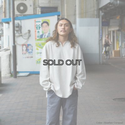 画像7: blurhms ROOTSTOCK（ブラームスルーツストック）Rough&Smooth Thermal Over-Neck L/S（ラフ&スムースサーマルオーバーネックシャツ ロングスリーブ）/ Black（ブラック）