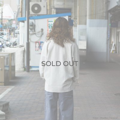 画像9: blurhms ROOTSTOCK（ブラームスルーツストック）Rough&Smooth Thermal Over-Neck L/S（ラフ&スムースサーマルオーバーネックシャツ ロングスリーブ）/ Heather Charcoal（ヘザーチャコール）
