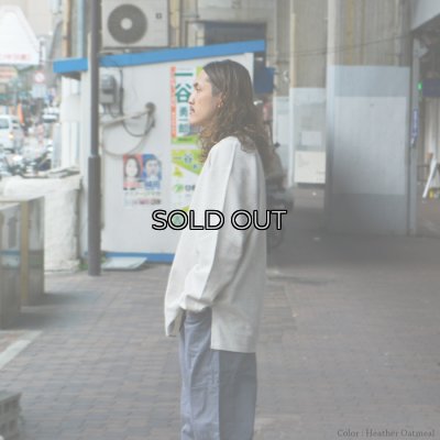 画像8: blurhms ROOTSTOCK（ブラームスルーツストック）Rough&Smooth Thermal Over-Neck L/S（ラフ&スムースサーマルオーバーネックシャツ ロングスリーブ）/ Heather Oatmeal（ヘザーオートミール）