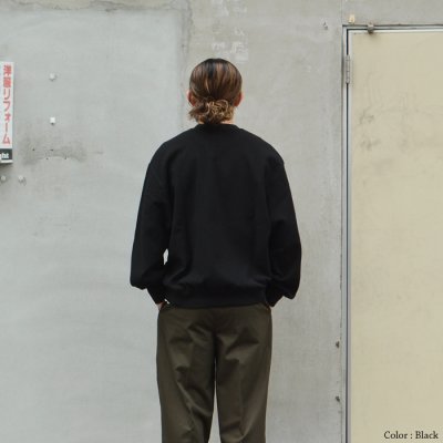 画像4: blurhms ROOTSTOCK（ブラームスルーツストック）Rough&Smooth Thermal Pullover（ラフ&スムースサーマルプルオーバー）/ Heather Charcoal（ヘザーチャコール）