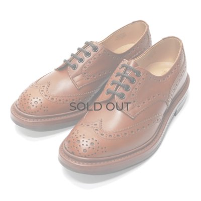 画像1: Tricker's（トリッカーズ）カントリーブローグシューズ（Bourton）ダイナイトソール/Marron Antique（マロンアンティーク）