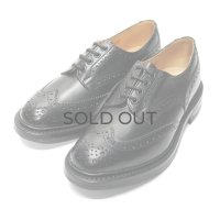 Tricker's（トリッカーズ）カントリーブローグシューズ（Bourton）ダイナイトソール/Black Box Calf（ブラックボックスカーフ）※UK:8（約26.5cm）のみ