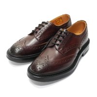 Tricker's（トリッカーズ）カントリーブローグシューズ（Bourton）ダイナイトソール/Burgundy Burnished（バーガンディバーニッシュド）