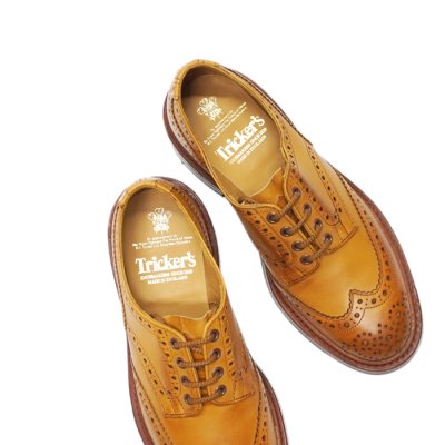 画像6: Tricker's(トリッカーズ)カントリーブローグシューズ(Bourton)ダイナイトソール/1001 Burnished(1001バーニッシュド)