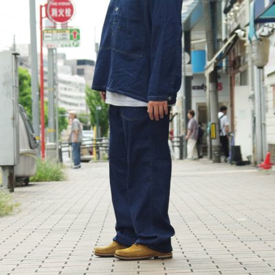 画像11: 【PointUp10%11/10迄】Post O'Alls(ポストオーバーオールズ)ARMY Pants(アーミーパンツ)"Blue Denim W/OD-Yellow Stitch" / Indigo(インディゴ)【裾上げ無料】
