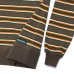 画像5: BARBARIAN（バーバリアン）Heavy Weight Crew Neck Shirt（ヘビーウェイト クルーネックシャツ） "Nine 5crs Stripes Repeat” / Moss×Bottle×Ivory×B,Orange（モスグリーン×ボトルグリーン×トープ×オレンジ）