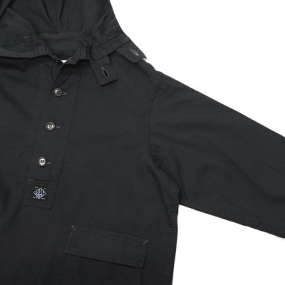 画像4: 【PointUp10%11/10迄】Post O'Alls(ポストオーバーオールズ)NAVY Parka(ネイビーパーカー)"Vintage Twill" / Charcoal(チャコール)