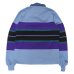 画像2: BARBARIAN（バーバリアン）Heavy Weight Denim Rugby Collar Shirt（ヘビーウェイト デニムラグビーカラーシャツ） ”Bold Mountaineer” / Columbia×Purple×Teal×Black With Dark Denim Collar（コロンビア×パープル×ティール×ブラック+ダークデニムカラー） (2)