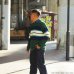 画像9: BARBARIAN（バーバリアン）Heavy Weight Denim Rugby Collar Shirt（ヘビーウェイト デニムラグビーカラーシャツ） ”Bold Mountaineer” / Columbia×Purple×Teal×Black With Dark Denim Collar（コロンビア×パープル×ティール×ブラック+ダークデニムカラー）