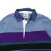 画像3: BARBARIAN（バーバリアン）Heavy Weight Denim Rugby Collar Shirt（ヘビーウェイト デニムラグビーカラーシャツ） ”Bold Mountaineer” / Columbia×Purple×Teal×Black With Dark Denim Collar（コロンビア×パープル×ティール×ブラック+ダークデニムカラー）