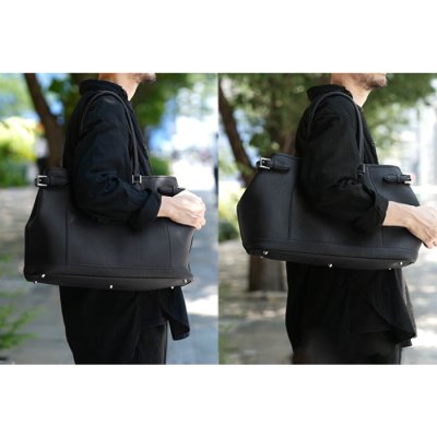 画像9: WILD SWANS(ワイルドスワンズ)Drucker(S)(ドラッカーS)トートバッグ"シュランケンカーフ"/Black(ブラック)・Navy(ネイビー)
