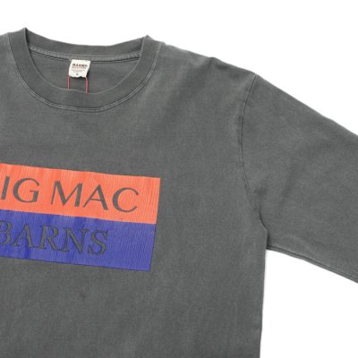 画像4: BARNS OUTFITTERS×BIG MAC（バーンズアウトフィッターズ×ビックマック） L/S T-Shirt（ロングスリーブTシャツ）"Pigment Dye" /Charcoal（チャコール）