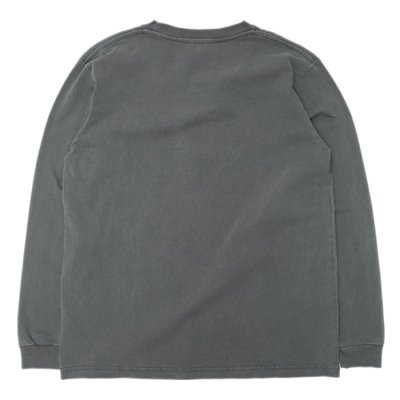 画像2: ＜30%OFF＞BARNS OUTFITTERS (バーンズアウトフィッターズ) 16/-BARNS OUTFITTERS×BIGMAC L/S T-Shirt (バーンズアウトフィッターズ×ビックマック・ロングスリーブTシャツ)"Pigment Dye" /Charcoal（チャコール）