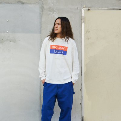 画像11: BARNS OUTFITTERS×BIG MAC（バーンズアウトフィッターズ×ビックマック） L/S T-Shirt（ロングスリーブTシャツ）"Pigment Dye" /Charcoal（チャコール）